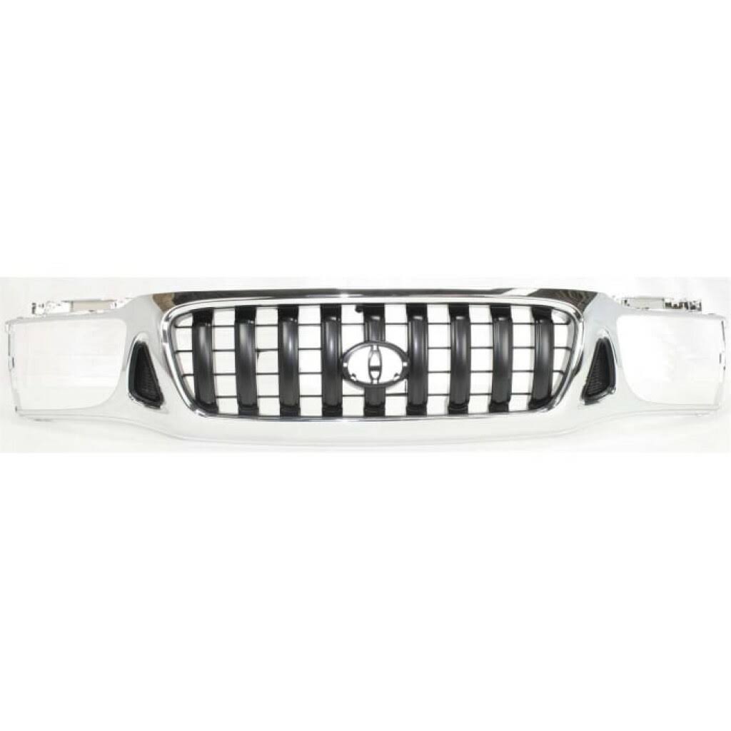 Chrome Shell Grille Assembly with Painted Dark Gray Insert I943