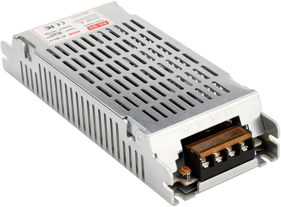 24V 15A 360W DC Universal Regulated LED Driver Power Adapter Pack of 2 S38389