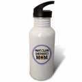 Purple Circle 21 oz Sports Water Bottle U9616