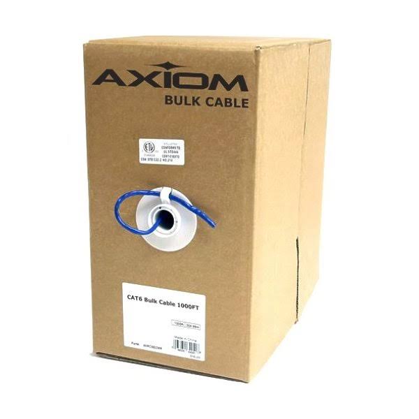 Cat6 23AWG 4-Pair Solid Conductor 550mhz Bulk Cable Spool 1000ft Orange D3416