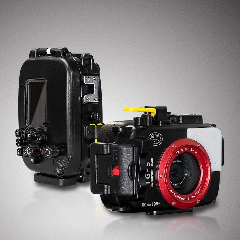 Waterproof housing case for Olympus TG-5 Cameras B4824