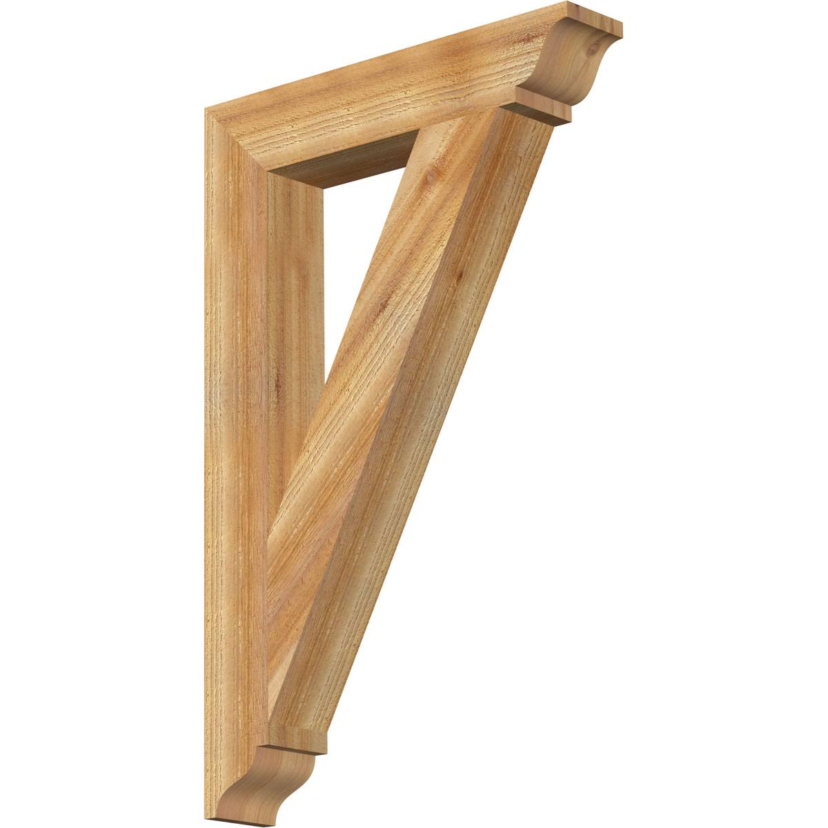 Western Red Cedar Rough Sawn Bracket G641
