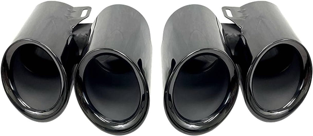 Black Stainless Muffler Tail Tip Exhaust Pipe C9759