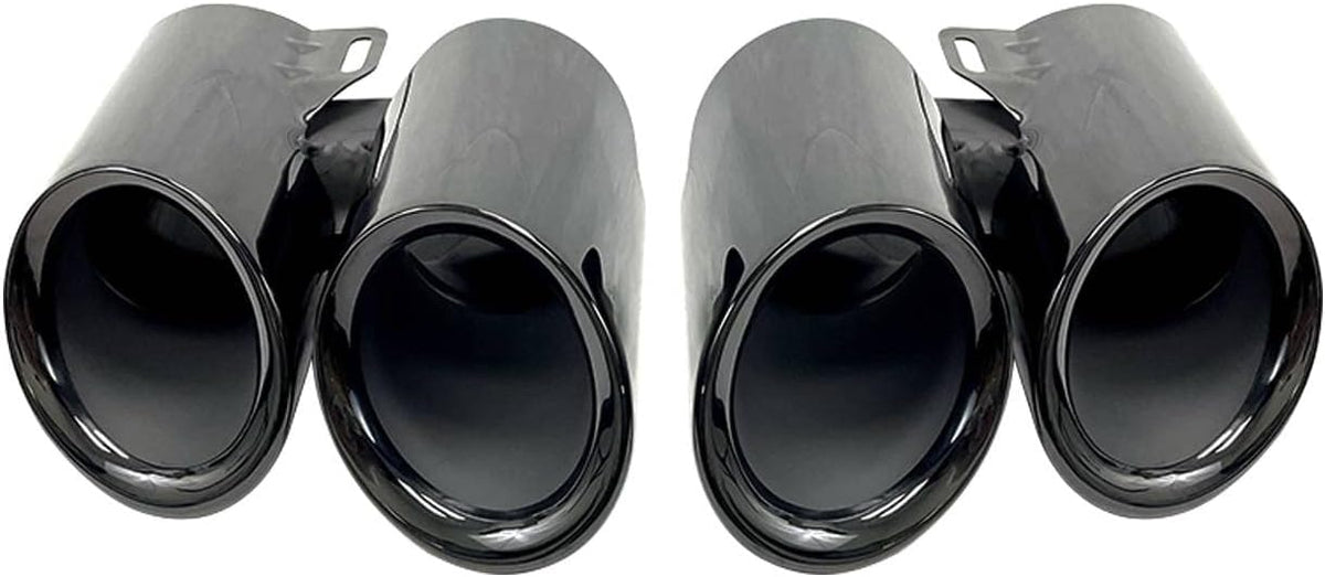 Black Stainless Muffler Tail Tip Exhaust Pipe C9759