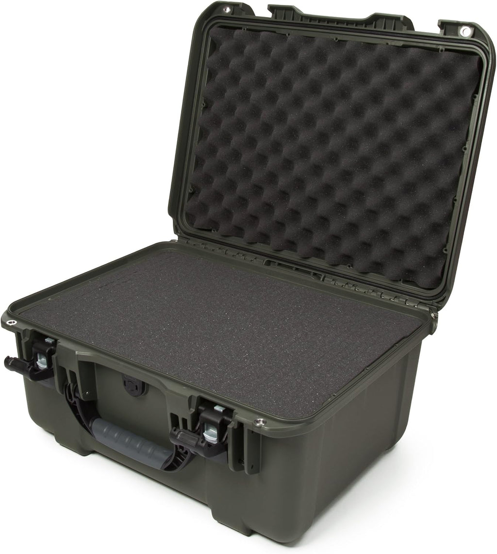 Yellow Waterproof Hard Case with Lid Organizer and Padded Divider U38788
