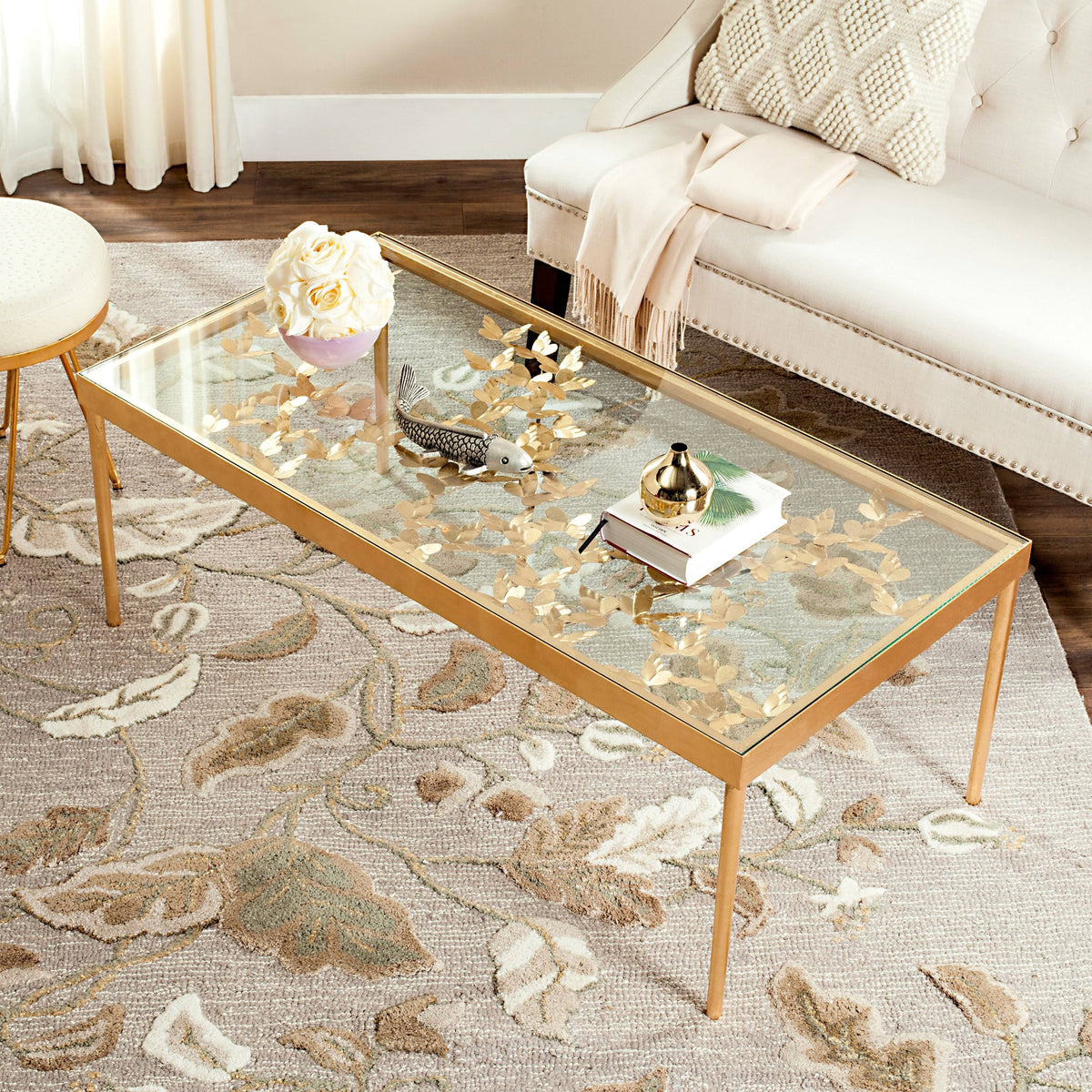 Gold Butterfly Coffee Table H4737