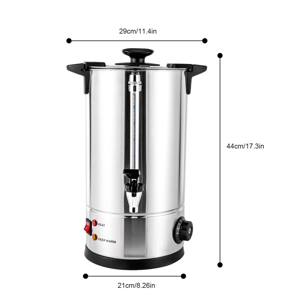 1000W Stainless Steel 10 Litre Hot Water Urn N142985