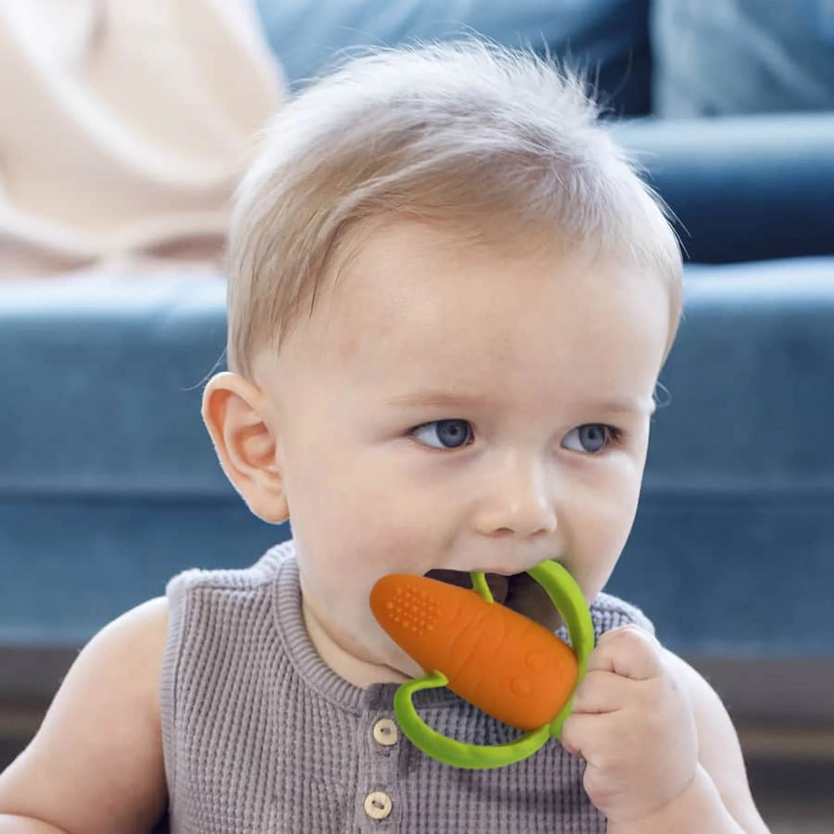 Orange Carrot Baby Teething Toy X300854