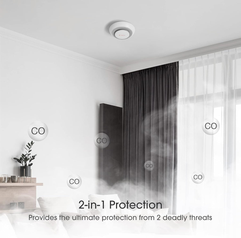 Wireless Interconnected Smoke and Carbon Monoxide Detector Alarm S768