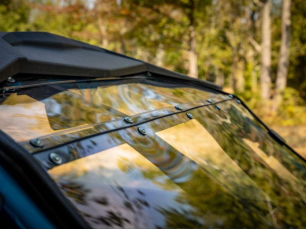 Heavy Duty Clear Full Windshield with Intrusion Bar, 1/4 Thick Polycarbonate R8068
