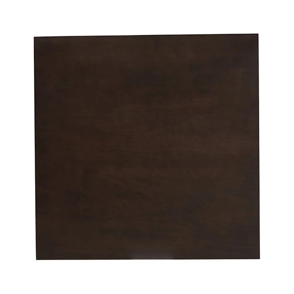 Dark Oak Brown Square Wood Dining Table M965981