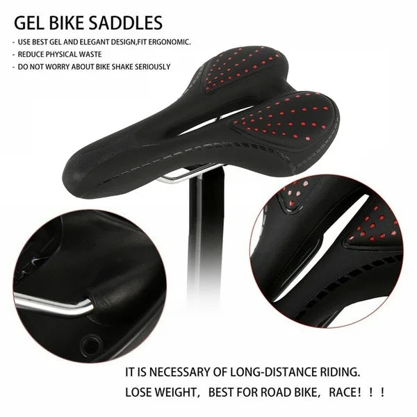 Soft Thickened Gel Bike Saddle Seat Cushion X3529