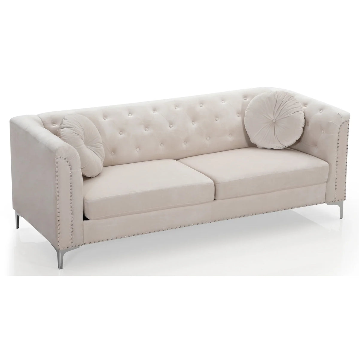 Ivory Sofa ( 2 Boxes ) R901693