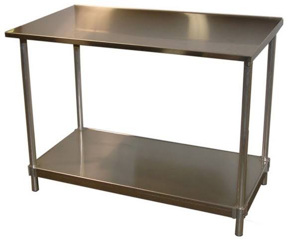 16 Gauge Stainless Top Table 34 to 35.5 x 30 x 48 in. A27676