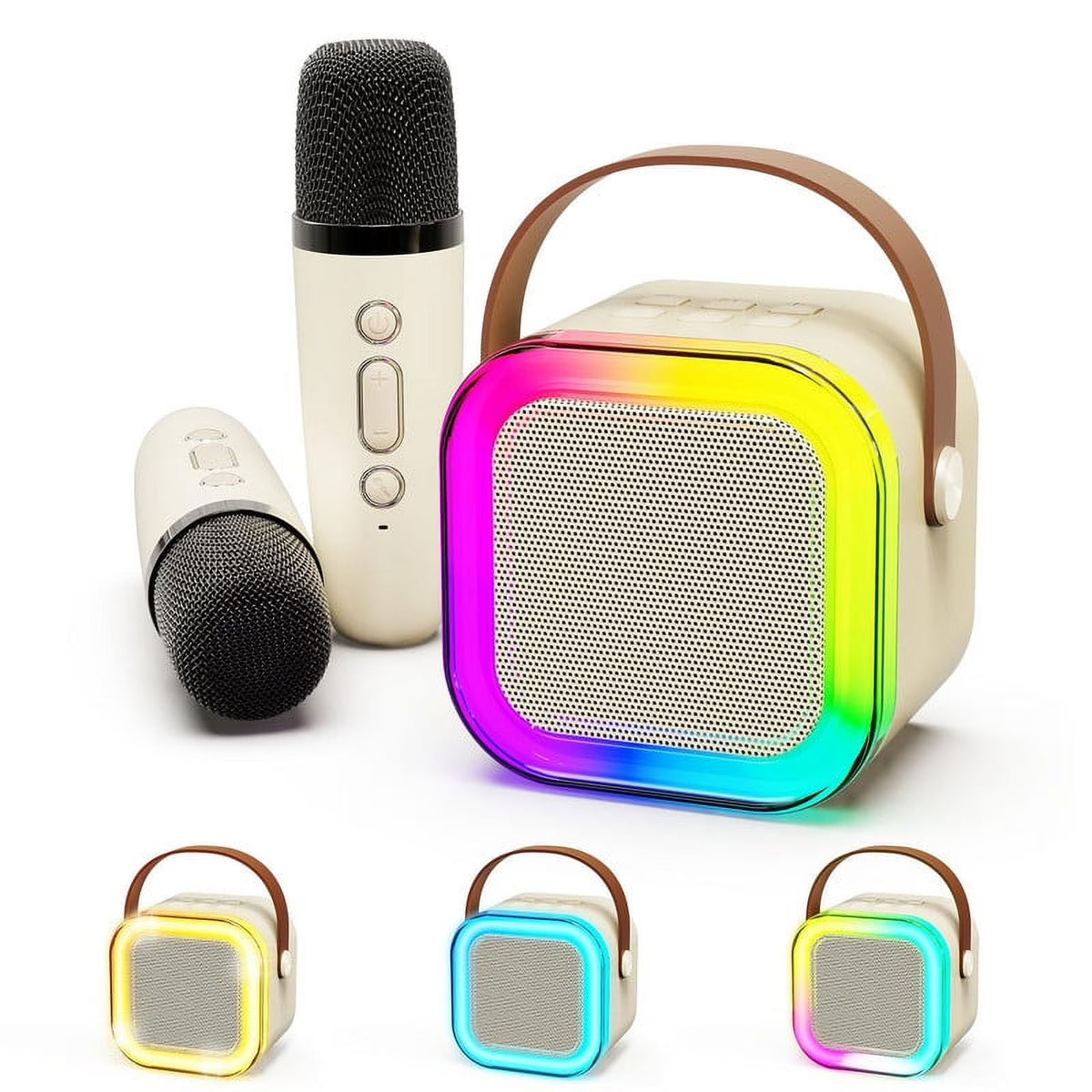 Kids Karaoke Machine with 2 Wireless Microphones H908