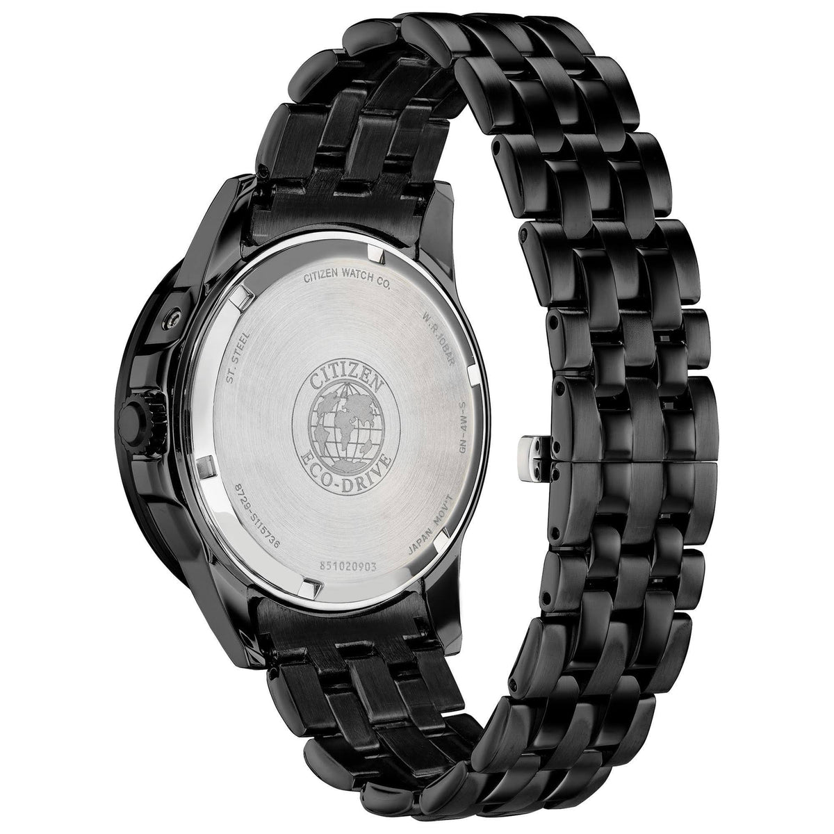 Black Stainless Steel Watch L555738