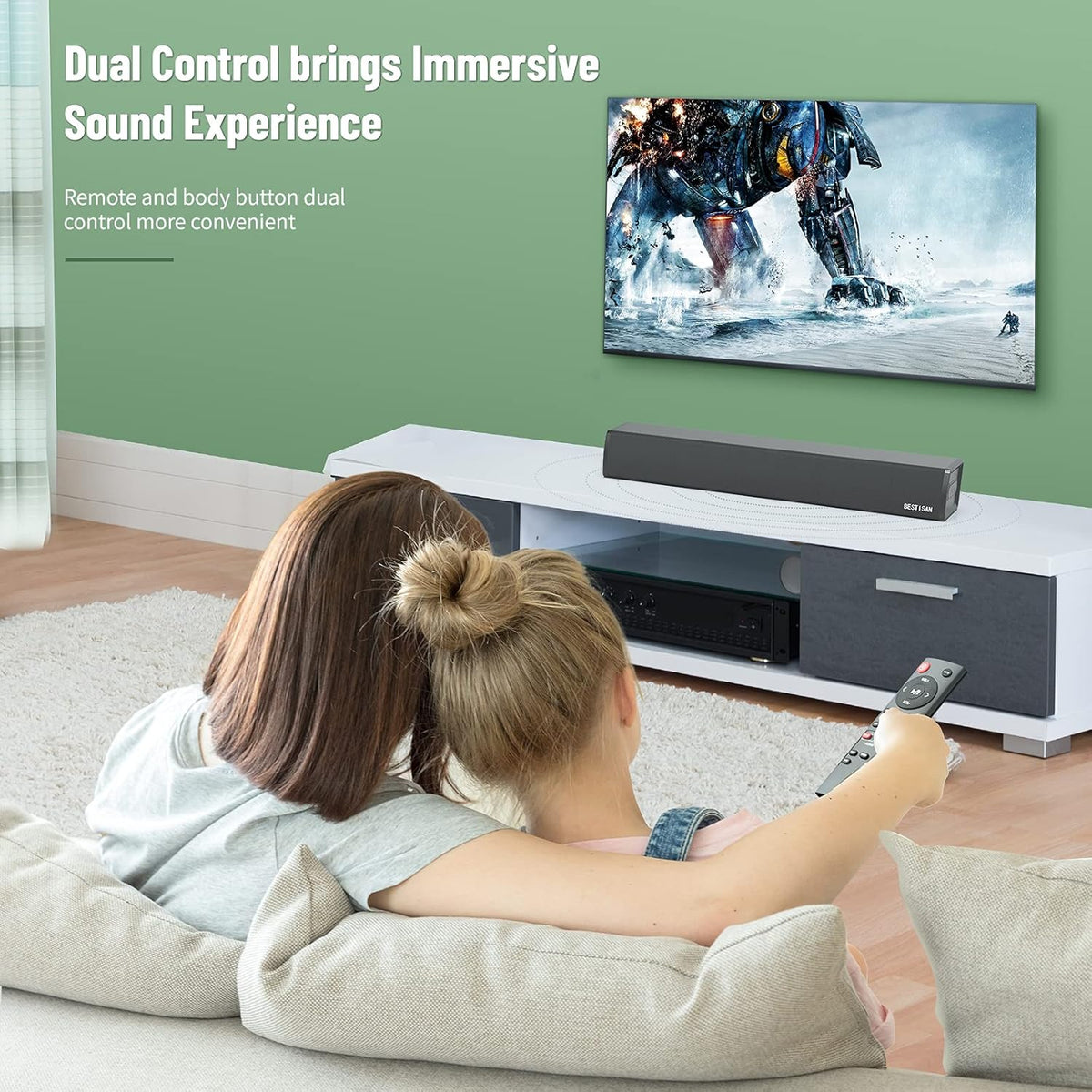 80 Watt Bluetooth 2.0 Channel Sound Bar C408