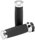 Custom Contour Grips with Cable Throttle Chrome P645