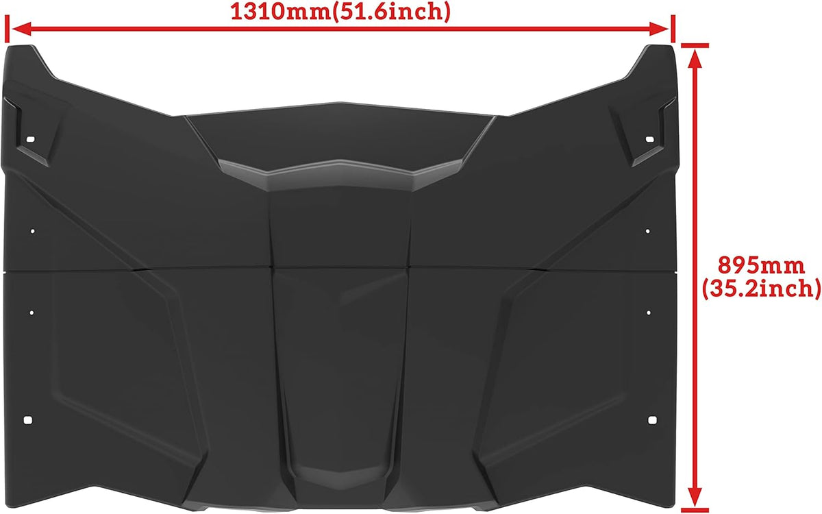 Hard Roof Top Sun Visor for Can Am Maverick X3 C586