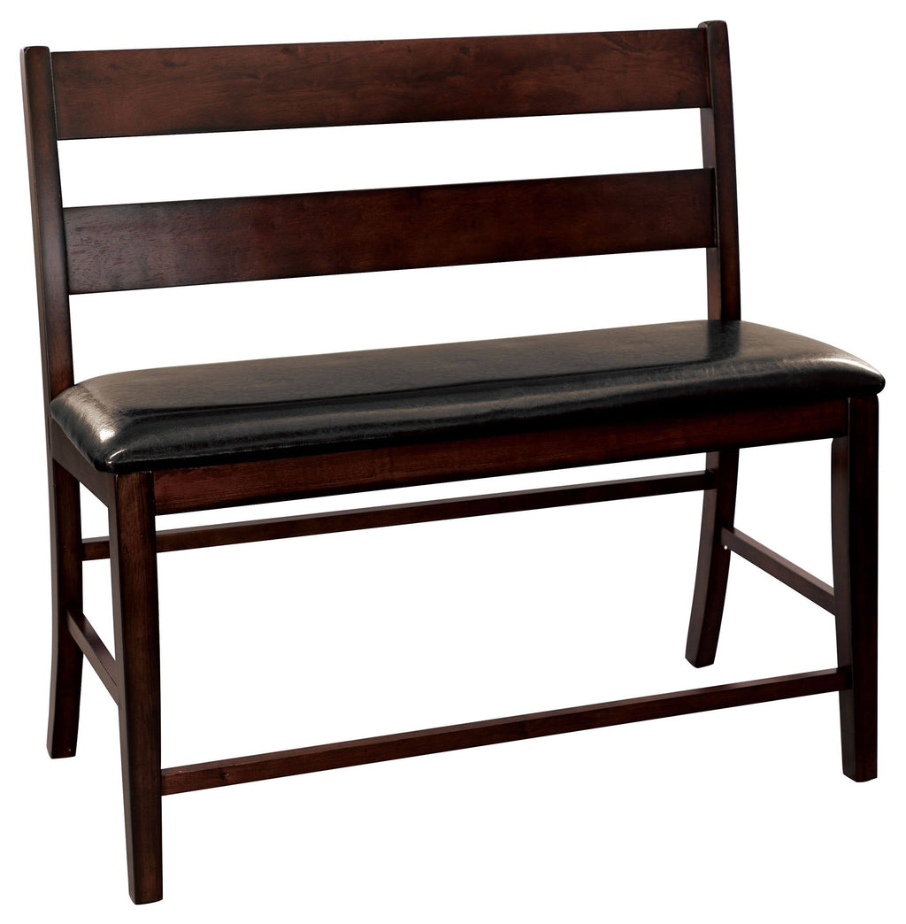 Brown Cherry Counter Height Bench H1696