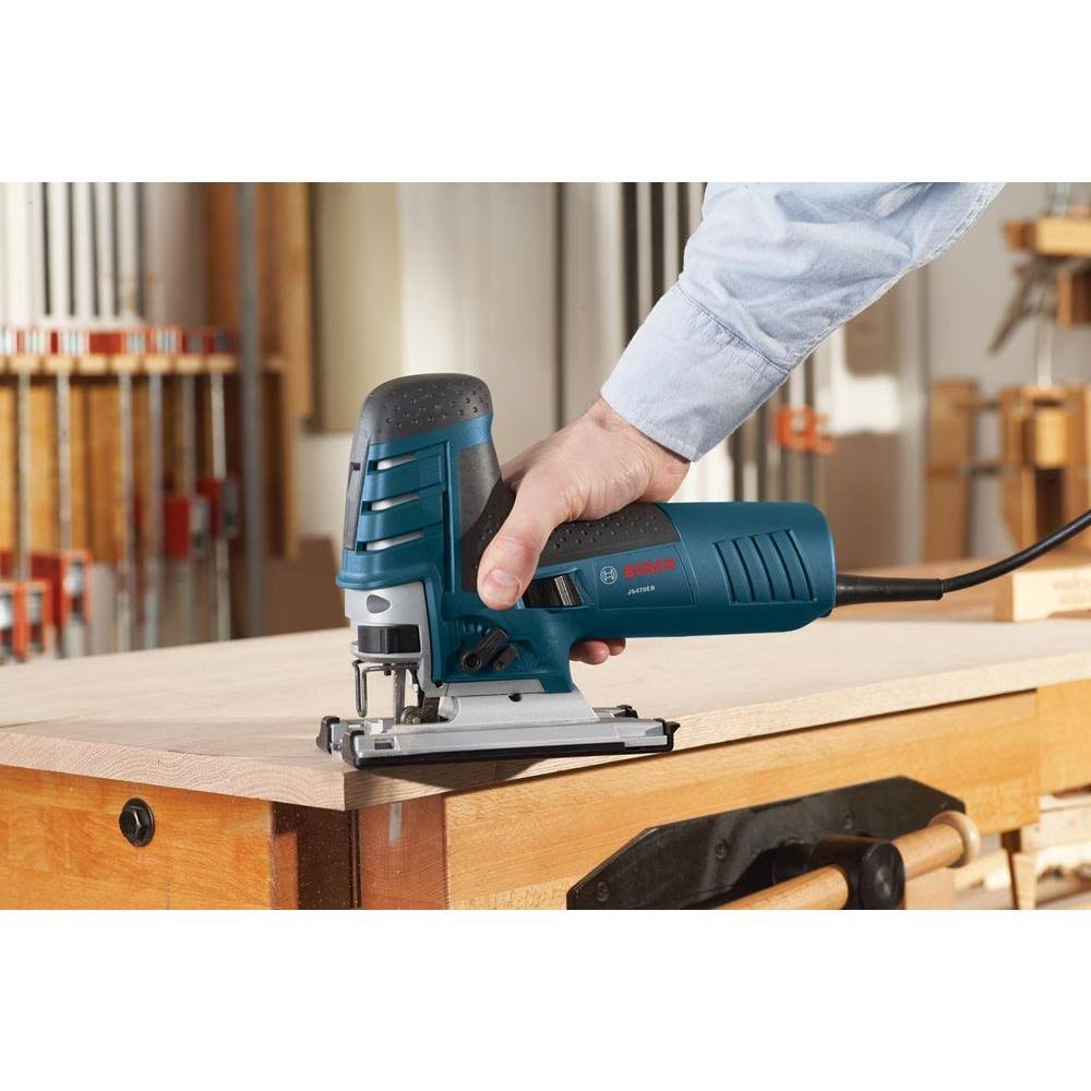 7 Amp Corded Variable Speed Barrel-Grip Jig Saw Kit with Carrying Case E504175