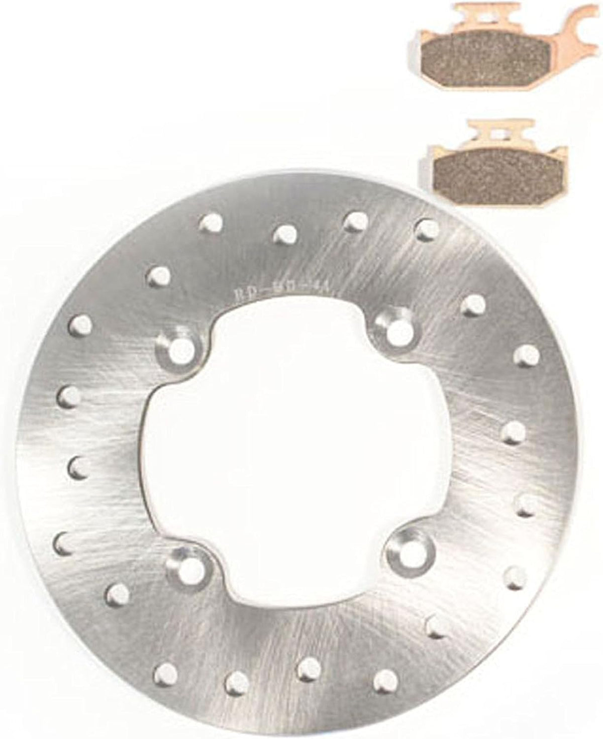 Rear Brake Rotor Disc and Severe Duty Brake Pads Pack of 2 Z7891