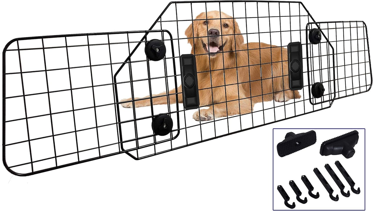 Black Heavy-Duty Pet Wire Dog Barrier I103