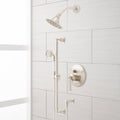 Brushed Nickel Pressure Balanced Shower System S8544
