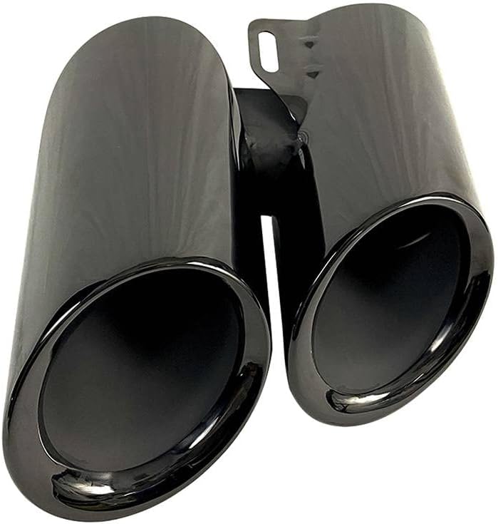 Black Stainless Muffler Tail Tip Exhaust Pipe C9759