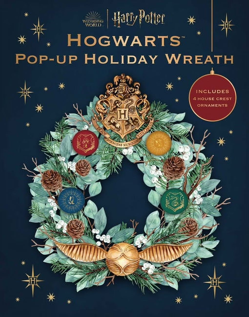 Harry Potter Hogwarts Pop-Up Holiday Wreath Hardcover J128098