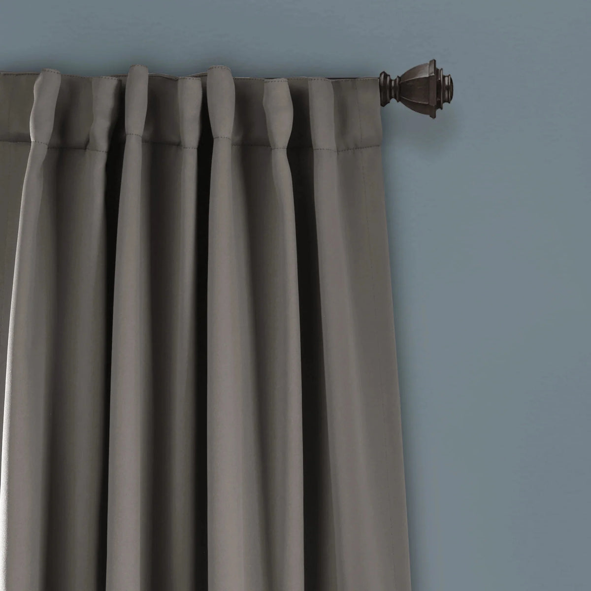 Blue 95" x 52" Insulated Back Tab Blackout Window Panel Pair I922