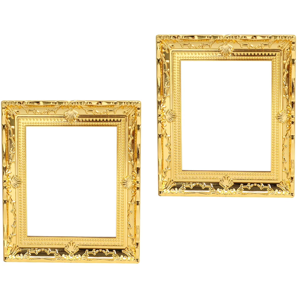 Vintage Doll House Miniature Picture Decor 2 Pcs B517189