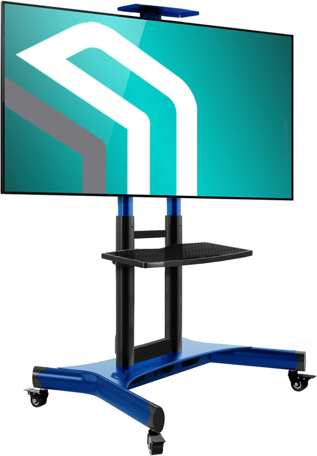 Mobile TV Stand Rolling TV Cart for 40” – 70” Flat Curved Screen TV with Wheels Shelves I477