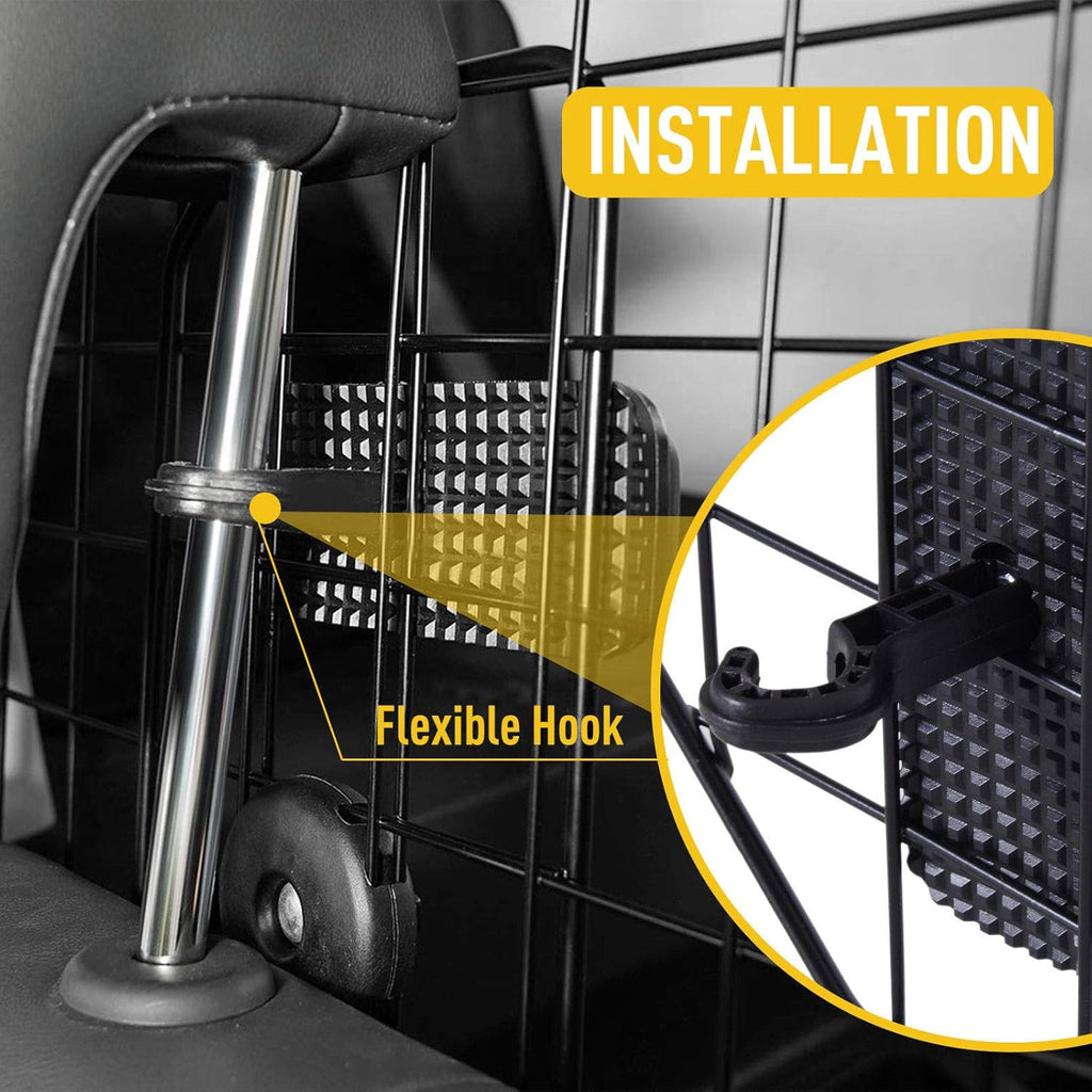 Black Heavy-Duty Pet Wire Dog Barrier I103