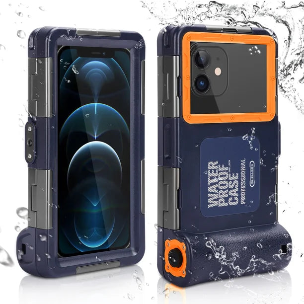 Waterproof Protective Case for Phones Up to 6.9 Inch with Lanyard P942