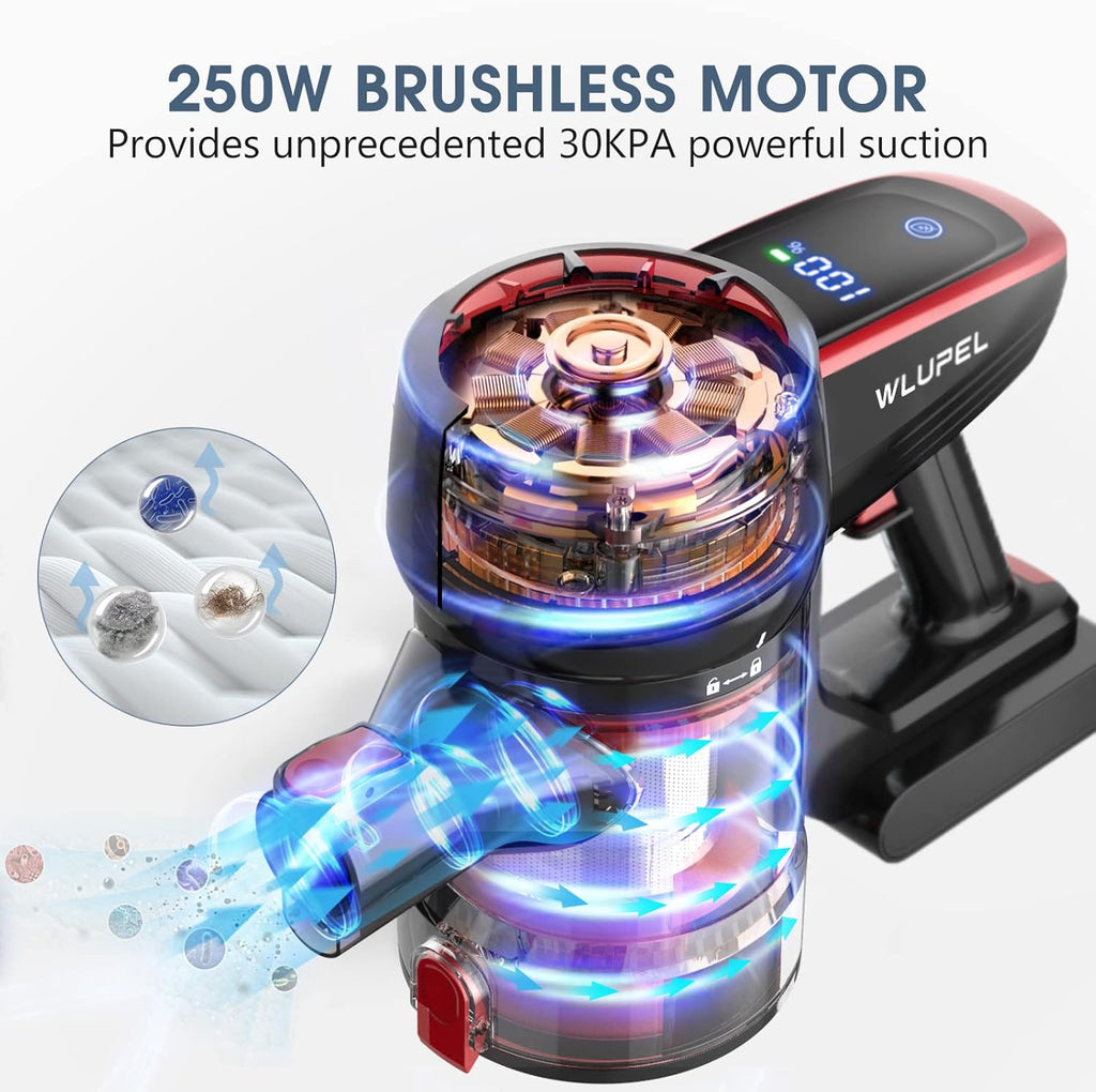 Cordless Stick Vacuum Cleaner with LED Display N260
