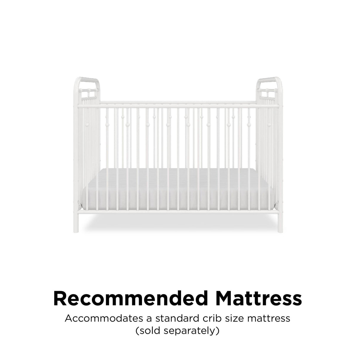 White Metal Crib R10284