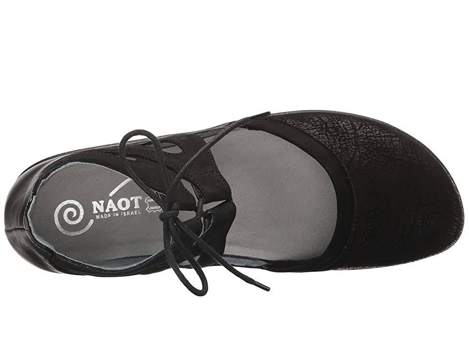 Black Crackle Velvet Raven Shoes P385547