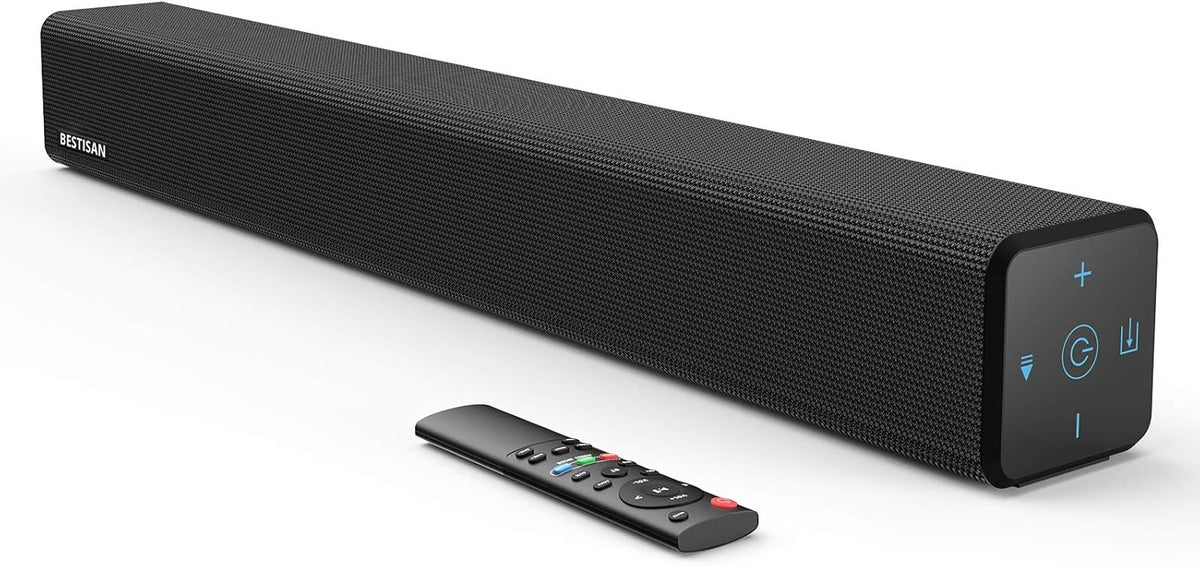 32 Inch 2.1 Channel Bluetooth Soundbar with Built-in Dual Subwoofer F8344
