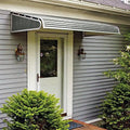 66-in Wide x 42-in Projection Graystone Solid Fixed Door Awning C126214