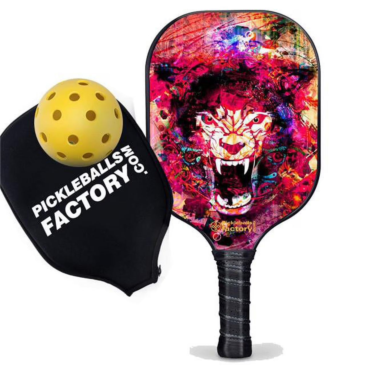 Lightest Elongated Glassfiber Graphite Pickleball Paddle O769969