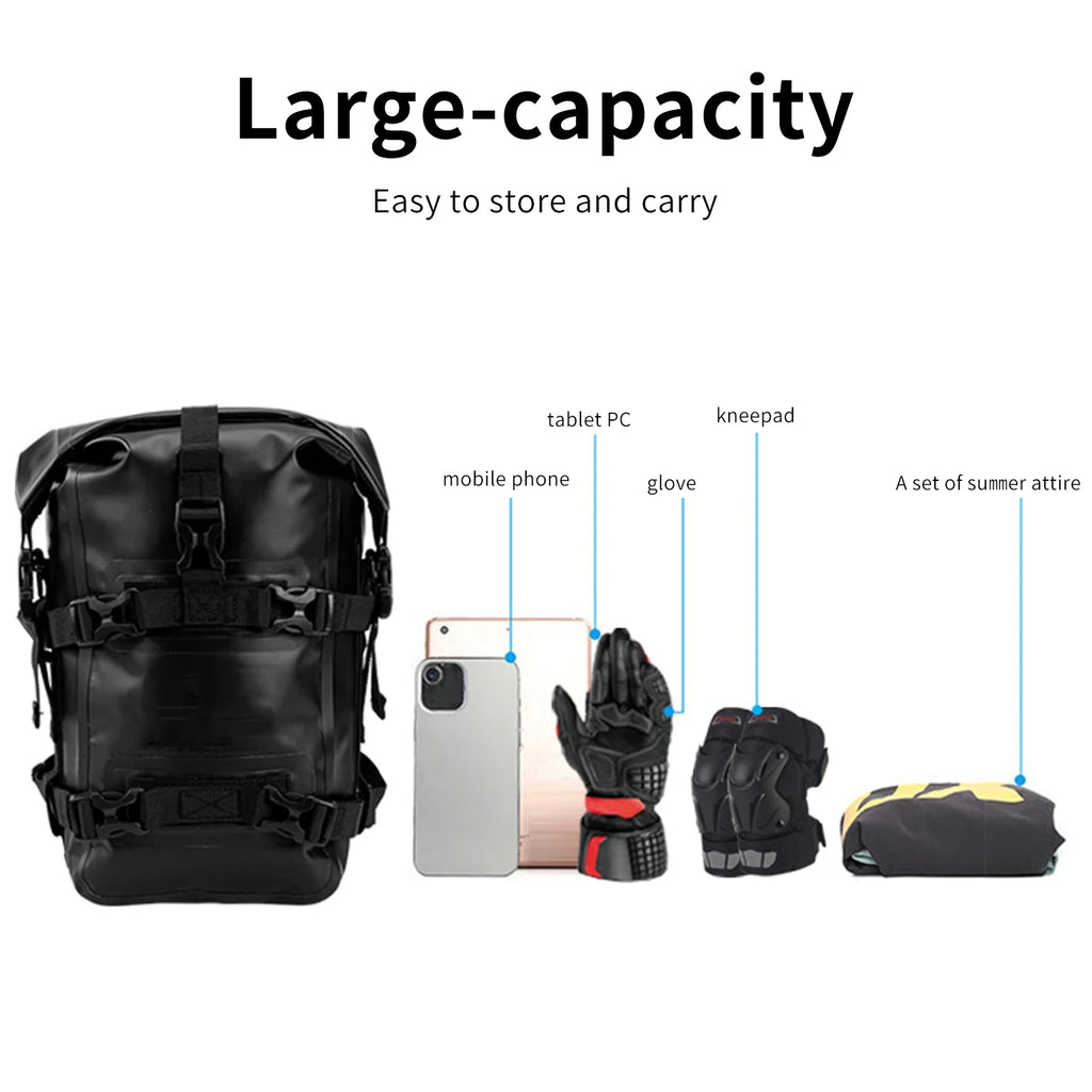 Motorcycle Frame Bag Motorbike Side Bag Full Waterproof 8L M378