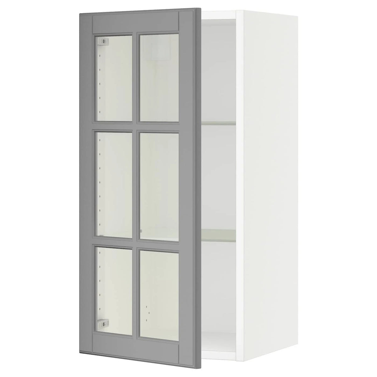 White Glass Wall Cabinet A897