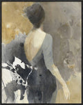Black Framed Canvas C693