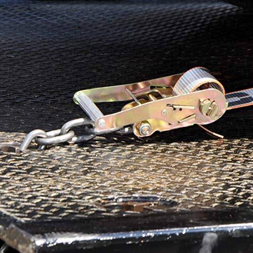 8-Point Roll Back Vehicle Tie Down Kit with Snap Hook and Chain Tail, Set of 4 R999544