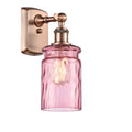 White and Polished Chrome 1 Light Sconce J718