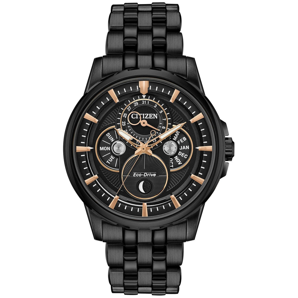 Black Stainless Steel Watch L555738