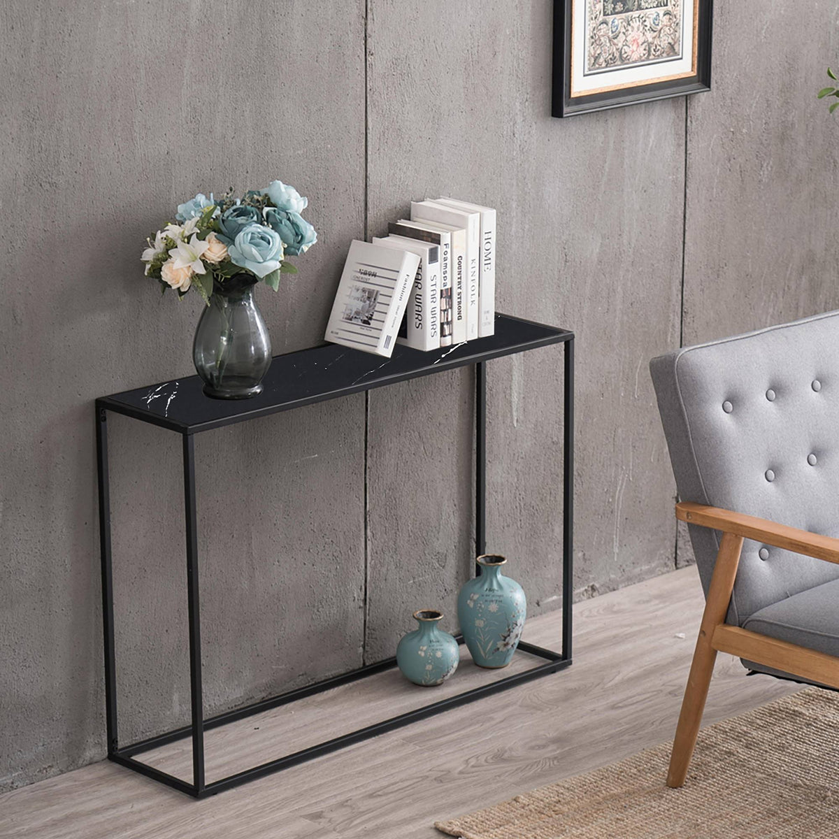 Black Console Table V82940