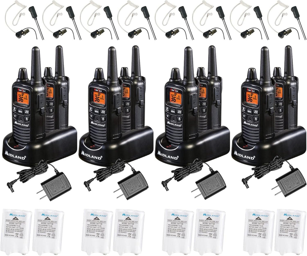 36 Channel FRS Two-Way Radio Walkie Talkie (Yellow/Black) D6175