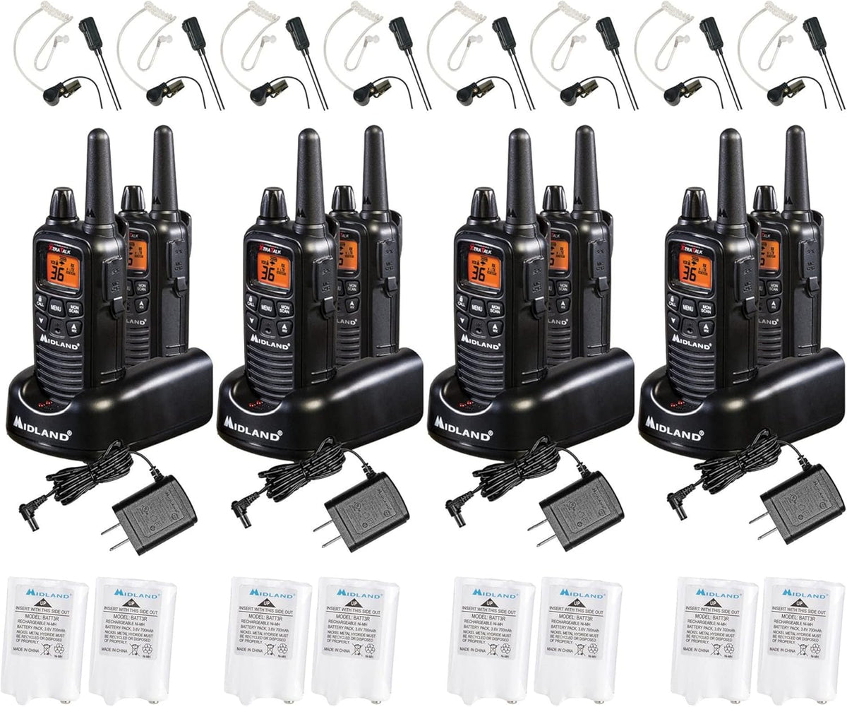 36 Channel FRS Two-Way Radio Walkie Talkie (Yellow/Black) D6175